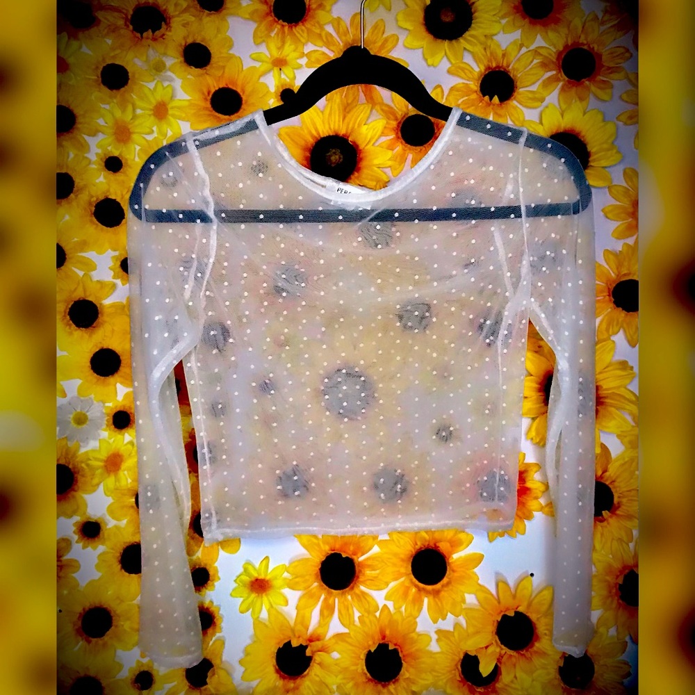 Long sleeve lace top(S)